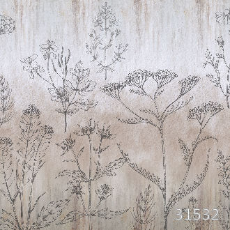 Wildflowers sepia